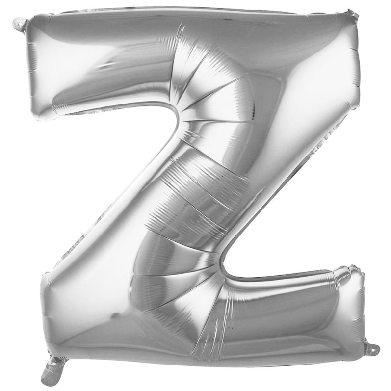 Folyo Balon  Gümüş Z 40 İnç 100 Cm